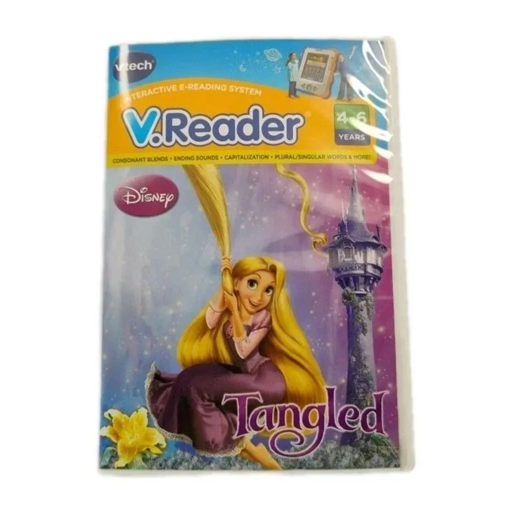 Vtech V.Reader Interactive E-Reading System Disney Tangled Ages 4-6 Years